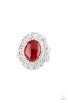 Paparazzi BAROQUE The Spell -  Ring Red Box 86