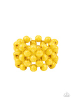 Paparazzi Tiki Tropicana - Bracelet Yellow Box 101