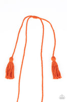 Paparazzi Between You and MACRAME - Necklace Orange Box 75