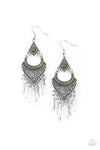 Paparazzi Trailblazer Beam - Earrings Green Box 69