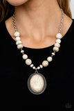 Paparazzi Home Sweet HOMESTEAD -  Necklace White Box 35