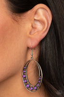 Paparazzi Crescent Cove - Earrings Purple Box 71