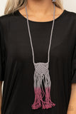 Paparazzi Look At MACRAME Now - Necklace Purple Box 81