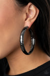 Paparazzi Check Out These Curves - Earrings Black Box 69