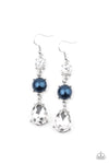 Paparazzi Unpredictable Shimmer - Earrings Blue Box 80