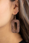 Paparazzi Primal Elements - Earrings Copper Box 73