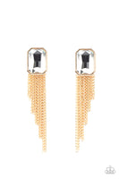 Paparazzi Save for a REIGNy Day - Earrings Gold Box 84