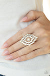 Paparazzi Incandescently Irresistible - Ring Rose Gold iridescent Box 109