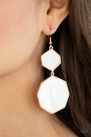 Paparazzi Vacation Glow - Earrings Rose Gold Box 105