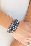 Paparazzi Star-Studded Affair - Bracelet Blue Box 96