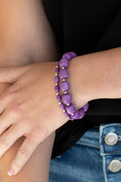 Paparazzi Colorfully Country - Bracelet Purple Box 106