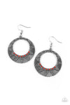 Paparazzi Adobe Dusk - Earrings Red Box 78