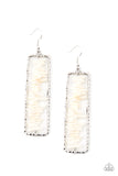 Paparazzi Dont QUARRY, Be Happy - Earrings White Box 90