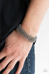 Paparazzi Gridlock - Bracelet Silver Box 101