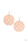 Paparazzi Metallic Mosaic - Earrings Rose Gold Box 82