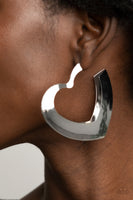 Paparazzi Heart-Racing Radiance - Earrings Silver Box 102