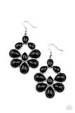 Paparazzi In Crowd Couture - Earrings Black Box 79