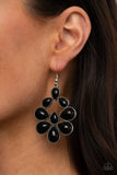 Paparazzi In Crowd Couture - Earrings Black Box 79