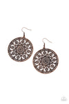 Paparazzi Make A MANDALA Out Of You - Earrings Copper Box 84