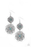 Paparazzi Mandala Mecca - Earrings Blue Box 71