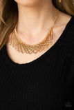 Paparazzi Metro Mirage - Necklace Gold Box 93