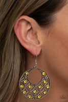 Paparazzi Garden Garnish - Earrings Yellow Box 78