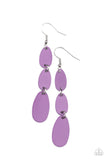 Paparazzi Rainbow Drops - Earrings Purple Box 90