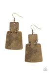 Paparazzi Tagging Along - Earrings Brass Box 93