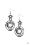 Paparazzi Temple of The Sun - Earrings White Box 95