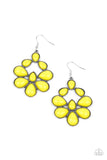 Paparazzi In Crowd Couture - Earrings Yellow Box 83