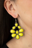 Paparazzi In Crowd Couture - Earrings Yellow Box 83