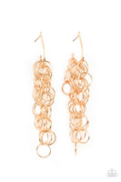 Paparazzi Long Live The Rebels - Earrings Gold Box 92