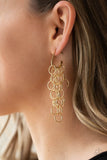 Paparazzi Long Live The Rebels - Earrings Gold Box 92