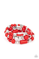 Paparazzi Perfectly Prismatic - Bracelet Red Box 99