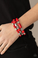 Paparazzi Perfectly Prismatic - Bracelet Red Box 99