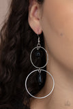 Paparazzi Cultured in Couture - Earrings Black Box 83