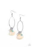 Paparazzi This Too SHELL Pass - Earrings Blue Box 84