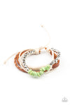 Paparazzi Keep At ROAM Temperature - Bracelet Green Box 95