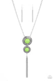 Paparazzi Abstract Artistry - Necklace Green Box 103