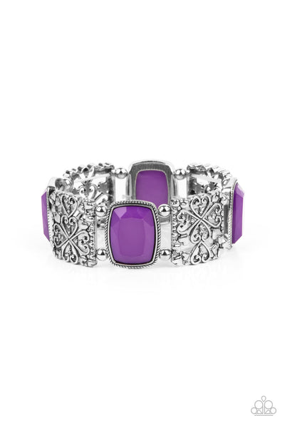 Paparazzi Colorful Coronation - Bracelet Purple Box 107
