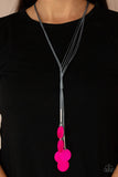 Paparazzi Tidal Tassels - Necklace Pink Box 104