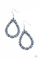 Paparazzi Stay Sharp - Earrings Blue Box 95