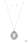 Paparazzi Bewitched Beam - Necklace White Box 64