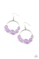 Paparazzi Beautifully Bubblicious - Earrings Purple Box 100