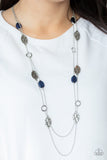 Paparazzi Cobble Creeks - Necklace Blue Box 107