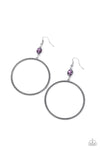 Paparazzi Work That Circuit - Earrings Purple Box 98