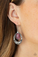 Paparazzi Serene Shimmer - Earrings Purple Box 96