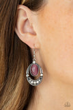 Paparazzi Serene Shimmer - Earrings Purple Box 96
