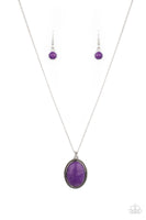 Paparazzi Tranquil Talisman - Necklace Purple Box 106