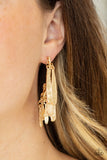 Paparazzi Pursuing The Plumes - Earrings Gold Box 99